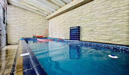 Sobrado com 3 dormitórios à venda, 166 m² por R$ 1.690.000,00 - Boqueirão - Santos/SP