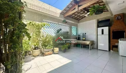 Cobertura com 3 dormitórios à venda, 180 m² por R$ 1.300.000,00 - Campo Grande - Santos/SP
