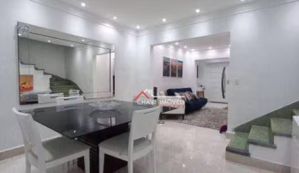 Sobrado com 3 dormitórios à venda, 200 m² por R$ 2.150.000,00 - Embaré - Santos/SP