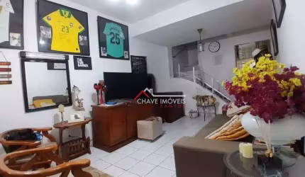 Sobrado com 2 dormitórios à venda, 72 m² por R$ 425.000,00 - Ponta da Praia - Santos/SP