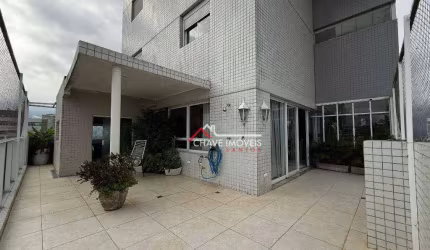 Apartamento Garden com 3 dormitórios à venda, 438 m² por R$ 5.200.000,00 - Embaré - Santos/SP