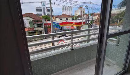 Apartamento com 2 dormitórios à venda, 68 m² por R$ 440.000,00 - Encruzilhada - Santos/SP