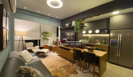 Apartamento com 1 dormitório para alugar, 47 m² por R$ 5.000,02/mês - Ponta da Praia - Santos/SP