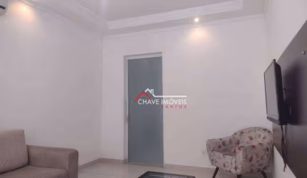 Apartamento com 2 dormitórios à venda, 78 m² por R$ 430.000,00 - Boqueirão - Santos/SP