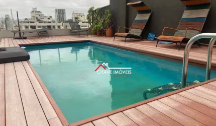 Apartamento Triplex com 4 dormitórios à venda, 440 m² por R$ 2.600.000,00 - Ponta da Praia - Santos/SP