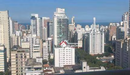 Apartamento com 2 dormitórios para alugar, 92 m² por R$ 6.900,02/mês - Boqueirão - Santos/SP
