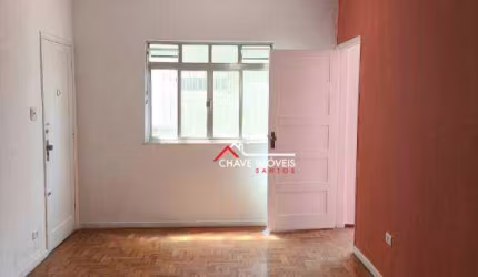 Apartamento com 2 dormitórios à venda, 75 m² por R$ 360.000,00 - Aparecida - Santos/SP