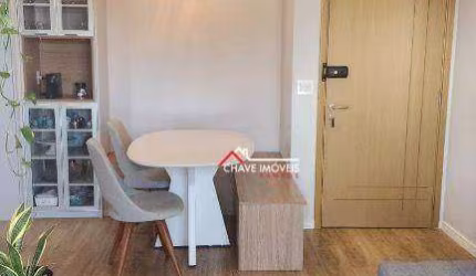 Apartamento com 1 dormitório à venda, 56 m² por R$ 636.000,00 - Campo Grande - Santos/SP