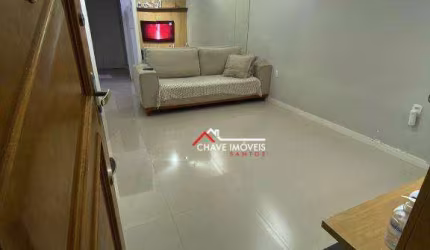 Apartamento com 2 dormitórios à venda, 75 m² por R$ 324.000,00 - Vila Matias - Santos/SP