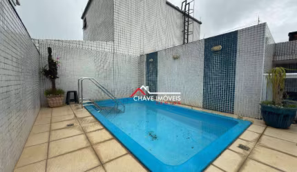 Cobertura com 2 dormitórios 3º Revertido  à venda, 254 m² por R$ 1.900.000 - Embaré - Santos/SP