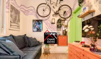 Kitnet com 1 dormitório à venda, 26 m² por R$ 295.000,00 - Boqueirão - Santos/SP