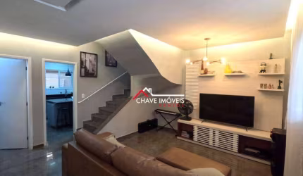 Sobrado com 3 dormitórios à venda, 120 m² por R$ 860.000,00 - Campo Grande - Santos/SP