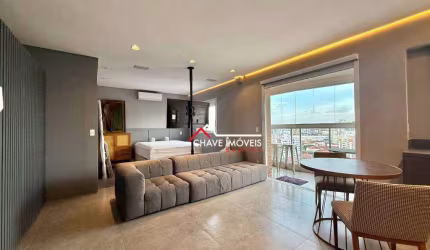 Studio com 1 dormitório à venda, 45 m² por R$ 640.000 - Campo Grande - Santos/SP