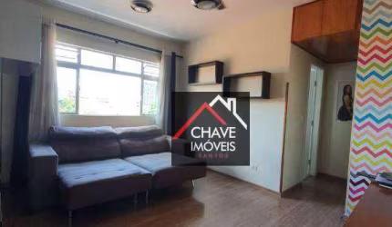 Apartamento à venda, 79 m² por R$ 360.000,00 - Encruzilhada - Santos/SP