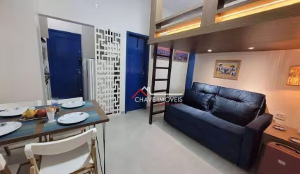 Kitnet com 1 dormitório à venda, 28 m² por R$ 310.000,00 - Embaré - Santos/SP