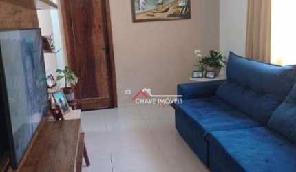 Casa com 3 dormitórios à venda, 98 m² por R$ 640.000,00 - Jabaquara - Santos/SP