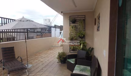 Cobertura com 3 dormitórios à venda, 278 m² por R$ 1.905.000,00 - Ponta da Praia - Santos/SP