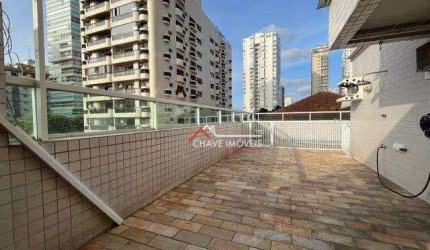 Apartamento Garden com 3 dormitórios, 168 m² - venda por R$ 1.550.000,00 ou aluguel por R$ 18.500,02/mês - Gonzaga - Santos/SP