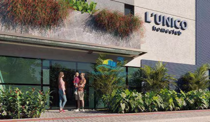 L'Único Home Club - Apto Vista Mar 2 quartos + 1 suíte