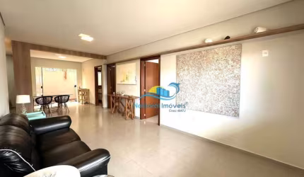 Apartamento com 1 suíte + 1 quarto - 350m da praia - Mobiliado
