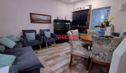Sobrado com 3 dormitórios à venda, 89 m² por R$ 750.000,00 - Marapé - Santos/SP