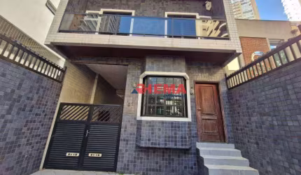 Sobrado com 4 dormitórios, 250 m² - venda por R$ 3.000.000,00 ou aluguel por R$ 12.750,00/mês - Gonzaga - Santos/SP