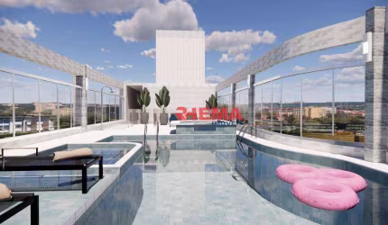 Apartamento com 1 dormitório à venda, 50 m² por R$ 660.000,00 - Boqueirão - Santos/SP