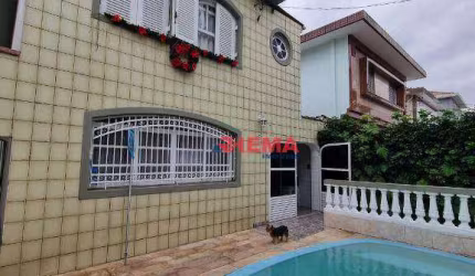 Casa com 3 dormitórios à venda, 187 m² por R$ 1.385.000,00 - Aparecida - Santos/SP