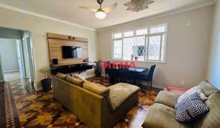 Apartamento com 3 dormitórios à venda, 89 m² por R$ 560.000,00 - Encruzilhada - Santos/SP