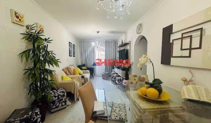 Apartamento com 2 dormitórios à venda, 65 m² por R$ 480.000,00 - Aparecida - Santos/SP