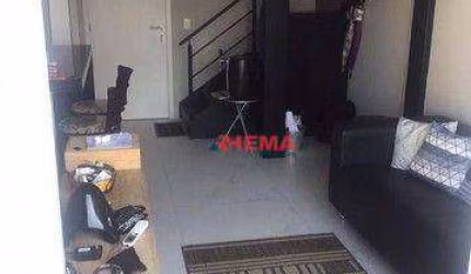 Apartamento Duplex com 1 dormitório à venda, 60 m² por R$ 848.000,00 - Gonzaga - Santos/SP
