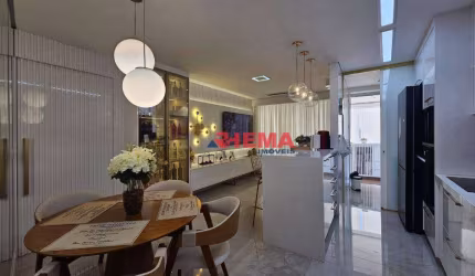 Apartamento com 2 dormitórios à venda, 96 m² por R$ 2.450.000,00 - José Menino - Santos/SP