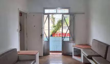 Apartamento com 2 dormitórios à venda, 72 m² por R$ 405.000,00 - Embaré - Santos/SP