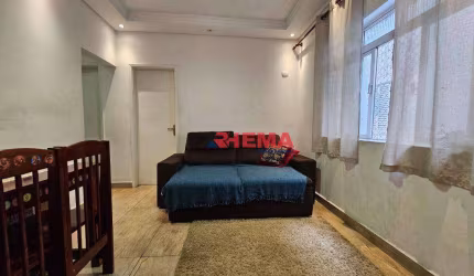 Apartamento com 2 dormitórios à venda, 56 m² por R$ 320.000,00 - Jabaquara - Santos/SP