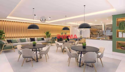 Apartamento com 3 dormitórios à venda, 127 m² por R$ 2.500.000,00 - Gonzaga - Santos/SP