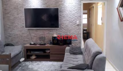 Apartamento à venda, 133 m² por R$ 609.000,00 - Boqueirão - Santos/SP