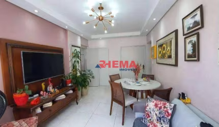 Apartamento com 2 dormitórios à venda, 90 m² por R$ 640.000,00 - Ponta da Praia - Santos/SP