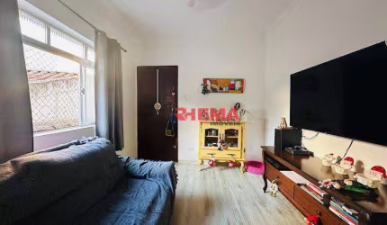Apartamento com 2 dormitórios à venda, 60 m² por R$ 350.000,00 - Embaré - Santos/SP