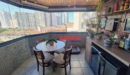 Apartamento com 3 dormitórios à venda, 125 m² por R$ 850.000,00 - Ponta da Praia - Santos/SP