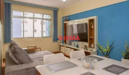 Apartamento com 2 dormitórios à venda, 59 m² por R$ 640.000,00 - Ponta da Praia - Santos/SP