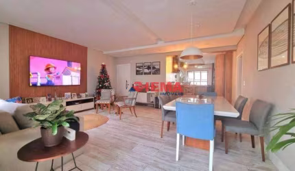 Apartamento com 3 dormitórios à venda, 147 m² por R$ 1.800.000,00 - Boqueirão - Santos/SP