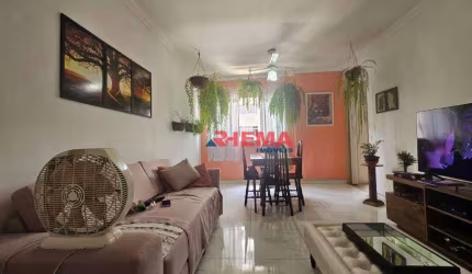 Apartamento com 2 dormitórios à venda, 74 m² por R$ 430.000,00 - Campo Grande - Santos/SP