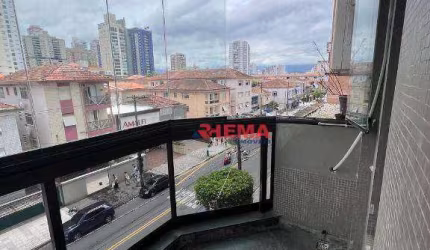 Apartamento para alugar, 160 m² por R$ 7.400,01/mês - Embaré - Santos/SP