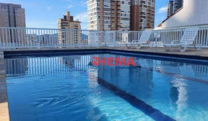 Apartamento com 3 dormitórios para alugar, 160 m² por R$ 4.900,01/mês - Gonzaga - Santos/SP