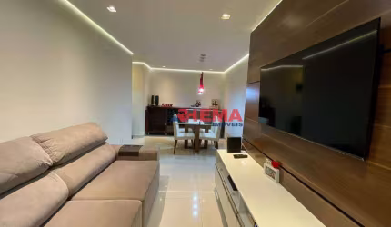 Apartamento com 2 dormitórios à venda, 56 m² por R$ 335.000,00 - Morro de Nova Cintra - Santos/SP
