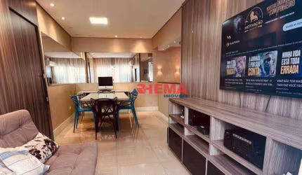Apartamento com 2 dormitórios para alugar, 69 m² por R$ 6.500,02/mês - Vila Matias - Santos/SP