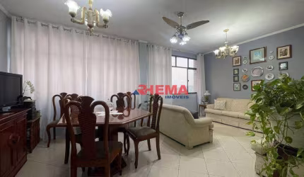 Apartamento para alugar, 110 m² por R$ 8.300,02/mês - José Menino - Santos/SP