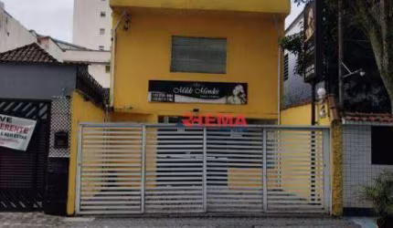 Casa para alugar, 380 m² por R$ 15.688,19/mês - Aparecida - Santos/SP