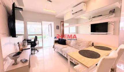 Apartamento com 2 dormitórios à venda, 53 m² por R$ 845.000,00 - Embaré - Santos/SP