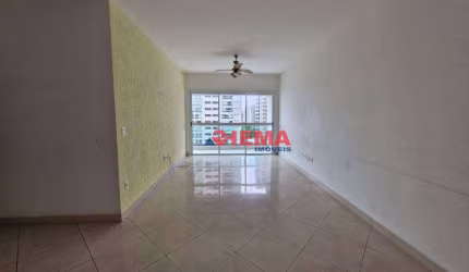 Apartamento com 3 dormitórios para alugar, 118 m² por R$ 8.500,02/mês - Aparecida - Santos/SP